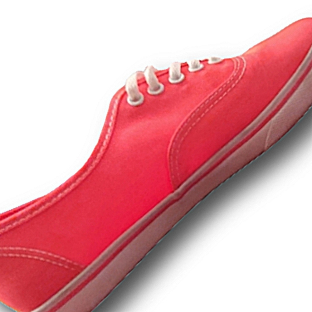 Vans Unisex Authentic Lo Pro Neon Coral Sneakers Women Sz 8 Men Sz 6.5 - Picture 6 of 14